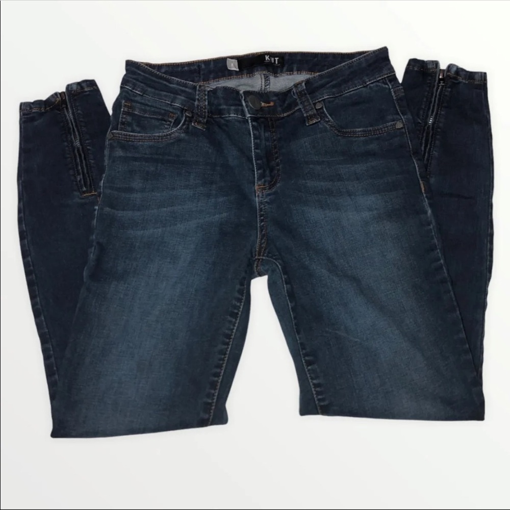 KUT from the Kloth Connie Ankle Zip Skinny Jeans [2] EUC